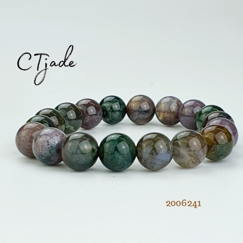  2006241 Trang Sức Phong Thủy Hộ Mệnh Bình An - Chuỗi Tay Đá Thạch Tủy India Agate - Saigonistar